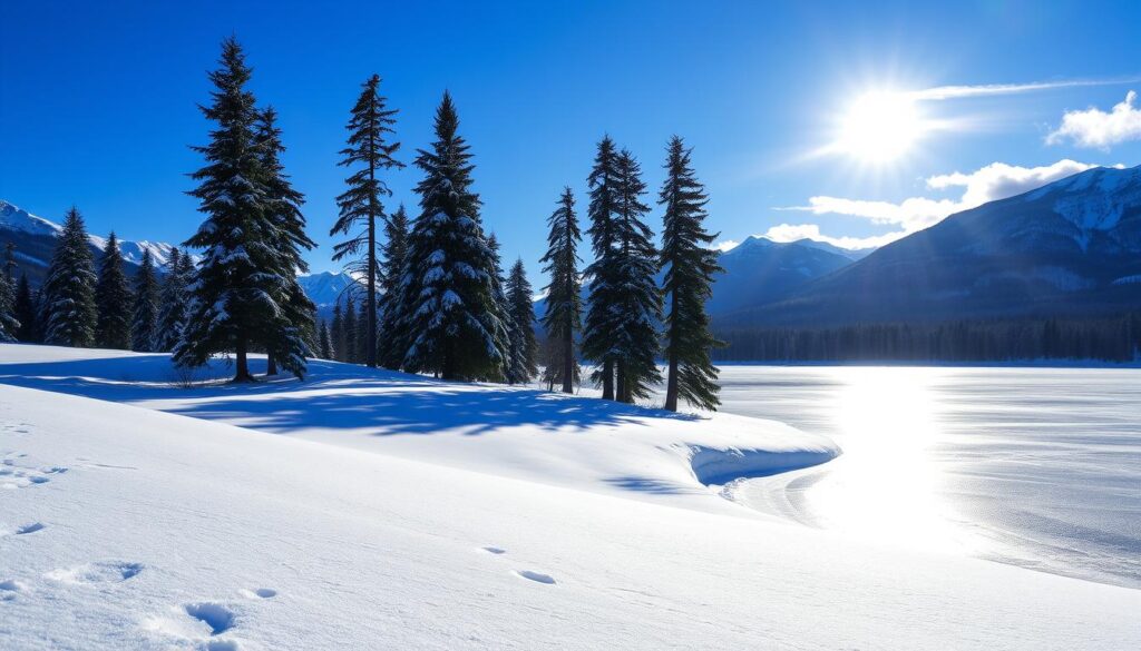 canadian winter landscape